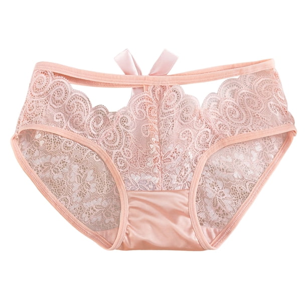 Bragas Elásticas Gibobby Malla Encaje Translúcido Sexy Rosa XL