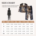 thumbnail image 5 of Uemuo Watercolor Snake Skin Pattern Womens Pajama Sets,PJ Set for Women,Pajamas for Women Logo,Long Sleeve Pajama Set for Women,Soft Long Sleeve Top With Pants-Medium, 5 of 9