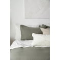 thumbnail image 3 of Bouclair Vert Nash Collection - Ensemble Couvre-Lit 3 Pcs Grand Lit, 3 of 10