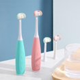 thumbnail image 4 of 3D Children's Electric Toothbrush 5 Modes Rechargeable Smart Brush Head 3 Side Children's Adult Toothbrush, 4 of 9