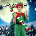 thumbnail image 5 of Alaiyaky Christmas Elf Costume Unisex Carnival Cosplay Outfit Accessory Unisex Fancy Dress Halloween Party, 5 of 7