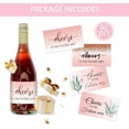 thumbnail image 4 of 40 etiquetas para botellas de vino de 4 estilos con purpurina, minietiquetas para botellas de champán, etiquetas para vino con purpurina de oro rosa, etiquetas adhesivas para regalos de fiesta, 4 of 8