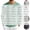 Gray shirt for men #9, variant on SeCaotees Contrast Trim Crew Neck Long Sleeve Tops for Men Soft Breathable Knit Fabric Loose Fit Daily Casual Pullover Shirts Black,L