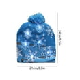 thumbnail image 3 of MesaSe Christmas Decor Knitted Christmas Hat Cartoon Pattern Light Flashing Cap LED New Year  Gifts, 3 of 4