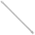 thumbnail image 2 of FJC Finejewelers Sterling Silver Cubic Zirconia Bracelet, 2 of 5