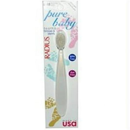 UPC: 0085178001080 | Radius – Pure Baby Toothbrush 6-18 Months – Ultra Soft – Case Of 6