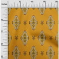 thumbnail image 2 of oneOone Rayon Orange Fabric Block Quilting Supplies Print Sewing Fabric By The Yard 56 Inch Wide, 2 of 8
