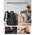 thumbnail image 4 of VEVOR Tool Backpack 49 Pockets Tear-resistant Jobsite Backpack for Electrician, 4 of 9