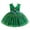 Green, variant on OBEEII Kids Girls Ruffle Mesh Tulle Dress Fashion 3D Butterflies V-Backless Wedding Pageant Gowns Dress Formal Prom Dance Dresses
