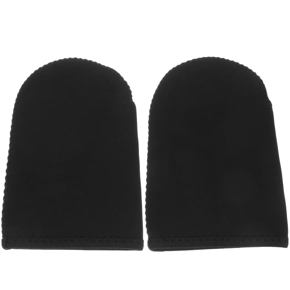 2 calentadores de dedos de neopreno, cómodos protectores de dedos para baños de hielo, senderismo y esquí, ideales para bañeras de inmersión fría, accesorios negros M