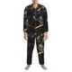 thumbnail image 3 of Fotbe Casino Cards Poker Pijama de Hombre con Estampado de Manga Larga, Conjunto de 2 Piezas, Ropa de Dormir Suave y Cómoda con Bolsillos-Medium, 3 of 7