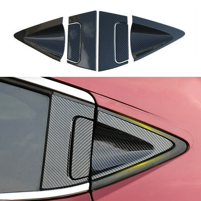 Carbon Fiber Back Door Handles Cover Trim 6Pcs for Honda HR-V HRV 2016-2021