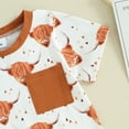 thumbnail image 6 of Bagilaanoe 2pcs Toddler Baby Boy Shorts Set Short Sleeve Letter Print T Shirt Tops + Shorts 6M 12M 18M 24M 3T Kids Casual Summer Clothes, 6 of 8