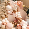 thumbnail image 4 of 105pcs Blush Balloons 12inch Party Latex Balloons for Boys Girls Birthday Baby Shower Gender Reveal Wedding Sunflower Party Decorations, 4 of 13