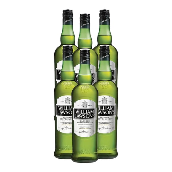 PACK DE 6 WHISKY WILLIAM LAWSON 700ML