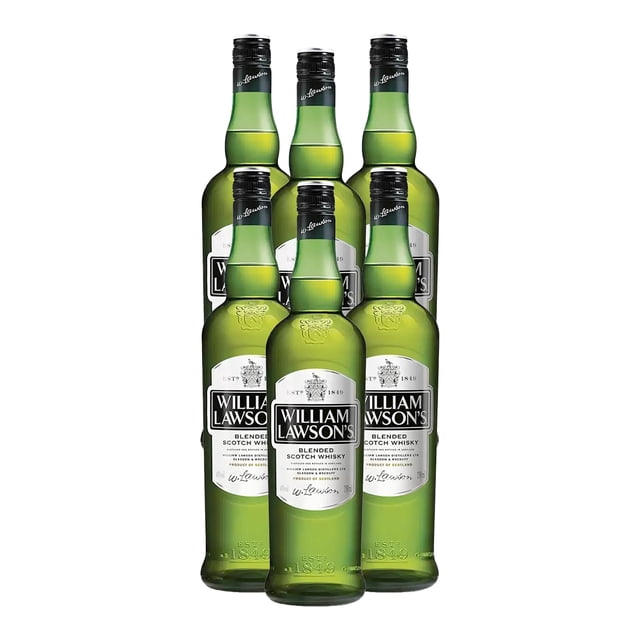 PACK DE 6 WHISKY WILLIAM LAWSON 700ML