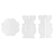 thumbnail image 1 of Molde de silicona para mesa, 3 uds., maceta de resina para bricolaje, molde para estante, pegamento para bricolaje, molde para estante para maceta, impulsado por el rendimiento, 1 of 8