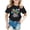 00#Black429, variant on Infant Girls Summer Soft Back-To-School Letter Printed Tee Shirt Short Crewneck School Tee Tops T Shirt