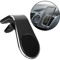 Universal Magnetic Air Vent Car Cell Phone Holder Cellphone Dashboard Clip Magnet Mobile Phone Stand Mount for Automobile Dash; iPhone and Others up to 7" inch Display.