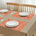 thumbnail image 5 of Ensemble de 4 Sets de Table Orange Citrouille pour les Fêtes, Récolte de l'Action de Grâce, Automne, Résistants à la Chaleur, 12 X 18 Pouces, Modes de Table pour Cuisine, 5 of 5