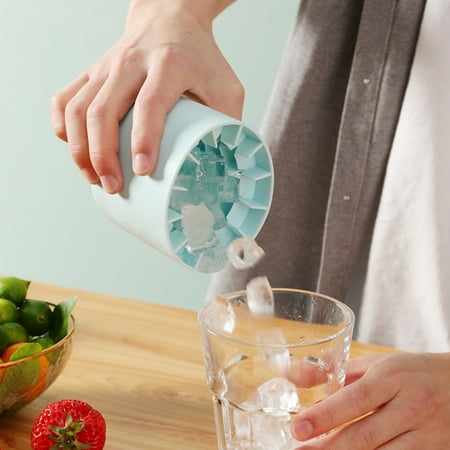 

Household Cylinder Ice Cube Mold Ice Cup Artifact Storage Lattice Crushed Box