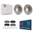 thumbnail image 1 of CMX Front Disc Brake Rotors and Ceramic Pads Kit for Car Hyundai Sonata Kia Optima Magentis K8C-100262, 1 of 11