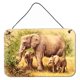 thumbnail image 1 of Impresiones para colgar en la pared o en la puerta Caroline's Treasures Elephants de Daphne Baxter BDBA0112DS812 8HX12W multicolor, 1 of 1