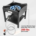 thumbnail image 5 of Vivicreate Outdoor Propane Gas Griddle Stove – 20PSI High Pressure Portable Burner for Camping, Cooking, Garden Kitchen Grill, 5 of 7