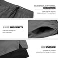 thumbnail image 3 of NIMENJOJA Mens 5.5 Inch Gym Running Shorts 2 in 1 Quick Dry Workout Athletic Compression Shorts, 3 of 6