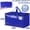 Four Colors, variant on Heavy Duty Moving Boxes with Zipper, Reinforced Handles and Tag Pocket - Collapsible Moving Bags and Storage Totes, 93L Capacity, Multipurpose for Moving, Storage, and Travel - Gray, 4 Pack