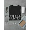 thumbnail image 3 of Unicorn Hunter Target Men Black T-Shirt, Male Small, 3 of 4