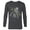 Charcoal Heather, variant on Alien: Romulus Xenomorph Tech Readout - Long Sleeve T-Shirt for Men - Customized-Black