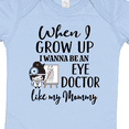 thumbnail image 4 of Inktastic Future Eye Doctor Like Mommy Optometrist Girls Baby Bodysuit, 4 of 5
