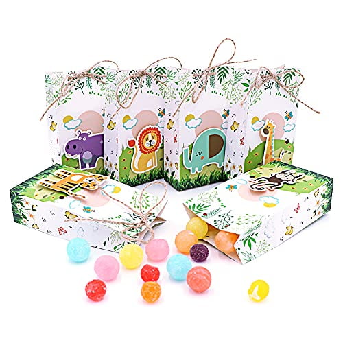 Wedding Favors Party Supplies Jungle Safari Gift Bag Shop Loot Candy Package 