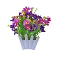 thumbnail image 2 of Cheers US Artificial Flowers Potted European Style Design Silk Arrangements Bonsai House Office Restaurant Table Centerpieces Windowsill Decor, 2 of 7