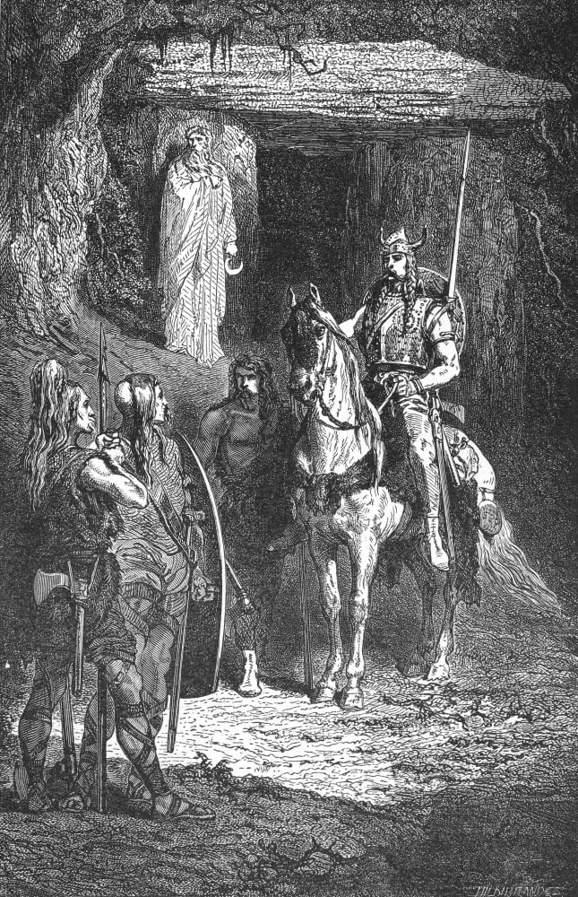 Stretched Canvas Art Dark Ages Peoples. /Ndruids Franks And Gauls Of