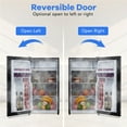 thumbnail image 4 of Tookss Réfrigérateur Portatif à Porte Simple de 3,2 Pi3 110 V-91 L Réfrigérateur Réversible avec 5 Thermostats Réglables et Lumière DEL, 4 of 6
