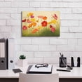 thumbnail image 3 of Epic Graffiti 'Sunlit Poppies' by Janelle Kroner, Canvas Wall Art, 18"x12", 3 of 8