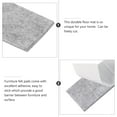 thumbnail image 4 of LEORX Cuttable Grey Self Adhesive Furniture Felt Mat Chair Pad for Home Floor Protector, 4 of 5