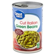 Great Value Cut Italian Green Beans, 14.25 oz