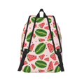 thumbnail image 3 of Balery Watermelon Vintage Canvas Backpack for Men and Women - Large Capacity, Durable Travel Laptop Bag for School, Work, Hiking, and Outdoor Activities, 3 of 7