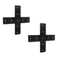 thumbnail image 1 of 2PCS Cross Mending Plate, for Framing Pergolas, X-Truss Connections, 1 of 5