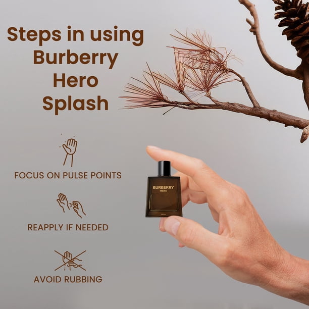 Burberry Men's Hero EDP 0.16 oz Fragrances 3614228837989 - Walmart