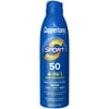 Coppertone Sport Sunscreen Spray, SPF 50 Spray Sunscreen, 5.5 Oz