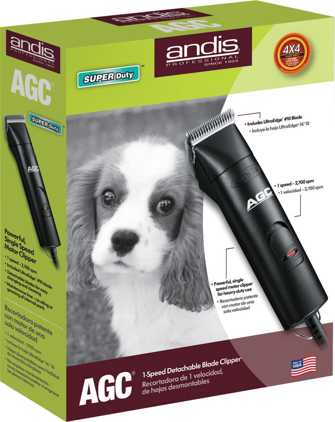 1 SPEED PROFESSIONAL ANIMAL CLIPPER