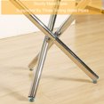 thumbnail image 3 of Dining Table Cuisine Moderne et Dining Table avec Plateau en Verre et Base en Acier Inoxydable, 3 of 7