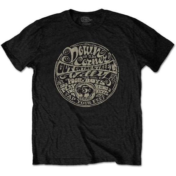 Creedence Clearwater Revival Unisex T-Shirt Down On The Corner (Small)