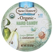 Torie And Howard Organic Hard Candy - Danjou Pear And Cinnamon - 2 Oz - Case Of 8