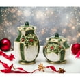 thumbnail image 2 of Ceramic Holly Salt and Pepper Shakers Kitchen, 2 of 3