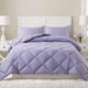 thumbnail image 1 of Juego de ropa de cama Decroom, edredón ligero para cama individual, color lavanda, 2 piezas, 1 of 6